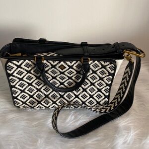 Tory Burch Robinson Woven Satchel